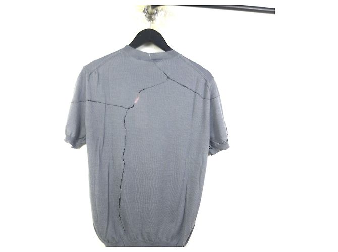 Dior Logo Short Sleeve Knit White - view 4