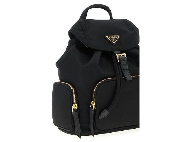 Prada Small Recycled Nylon Backpack OOO - view 6