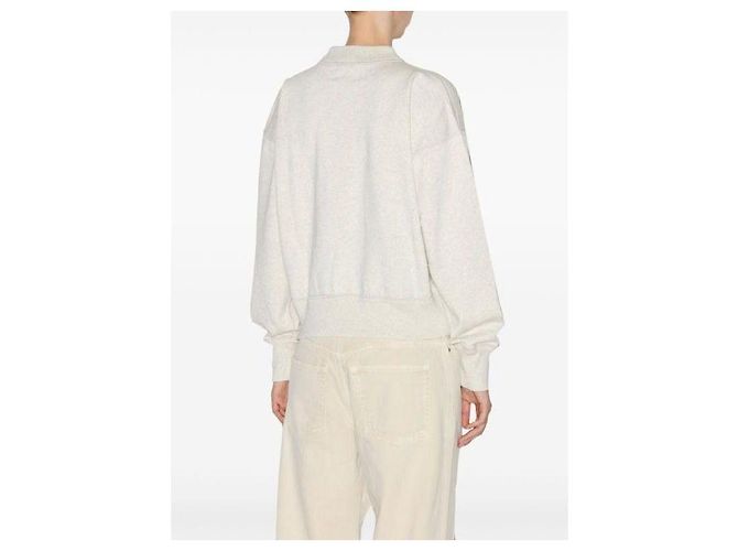 Isabel Marant Sweatshirt ECKI Blanc - vue 6