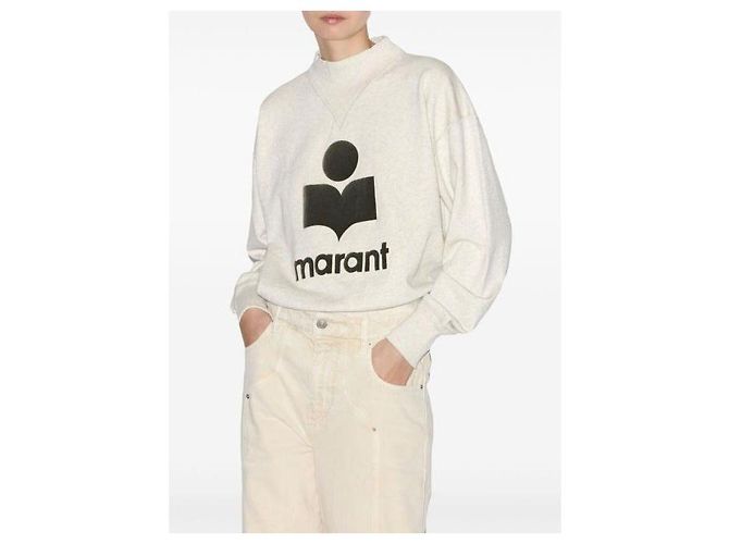 Isabel Marant Sweatshirt ECKI Blanc - vue 8