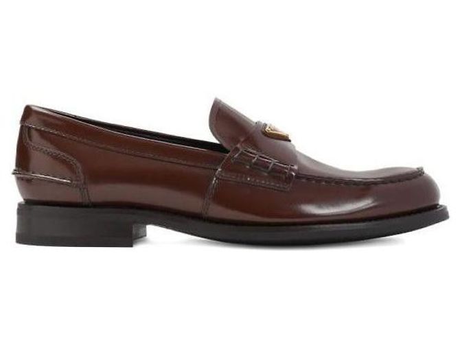 Prada Mocassini in pelle spazzolata - vista 4