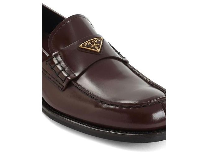 Prada Mocassini in pelle spazzolata - vista 5