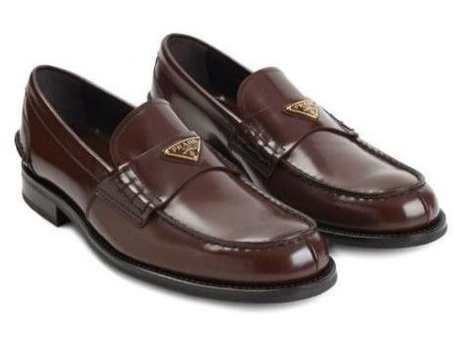 Prada Mocassini in pelle spazzolata - vista 6