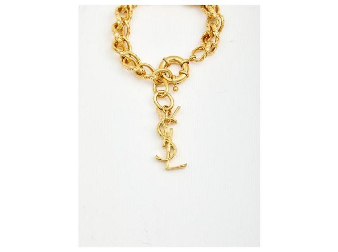 Saint Laurent Bracciale a catena a corda - vista 5