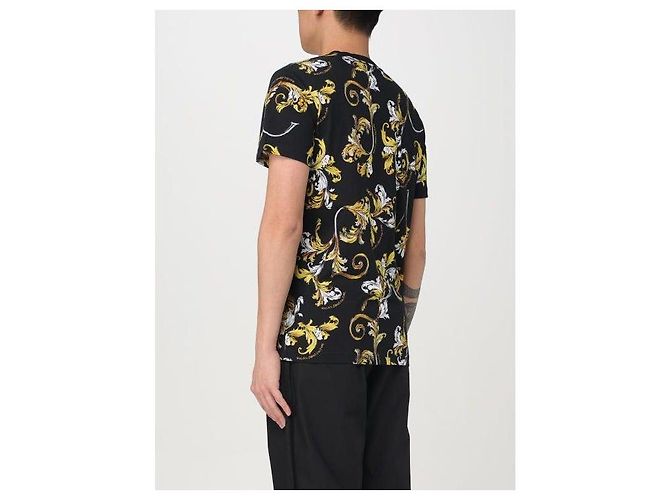 Versace Camiseta Baroque Outline Multicor - vista 5