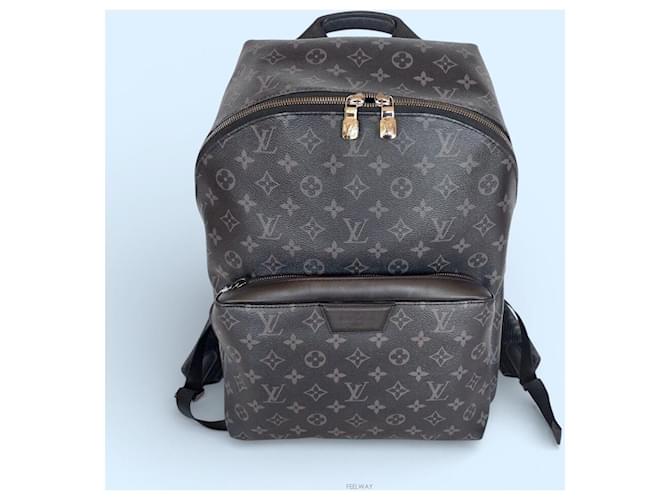 Louis Vuitton Zaino Eclipse Discovery PM Marrone - vista 2