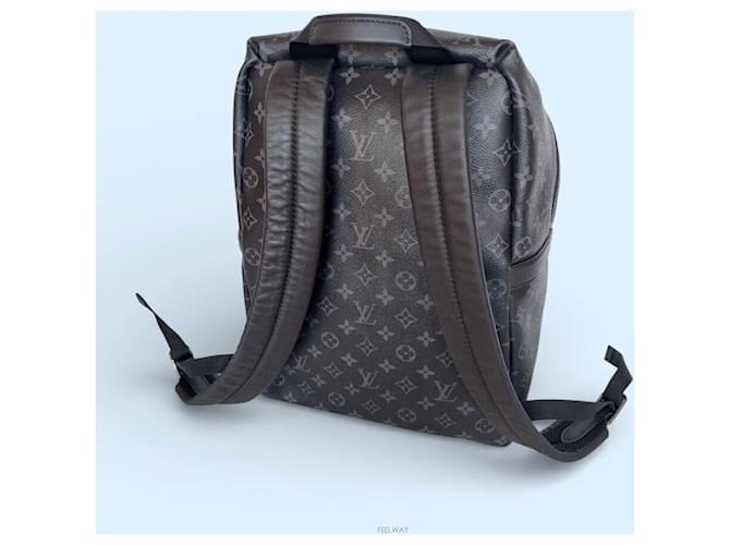 Louis Vuitton Zaino Eclipse Discovery PM Marrone - vista 3