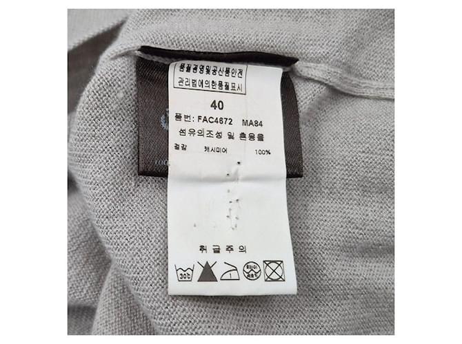 Loro Piana Kaschmir-Pullover mit Rollkragen Silber - Ansicht 5