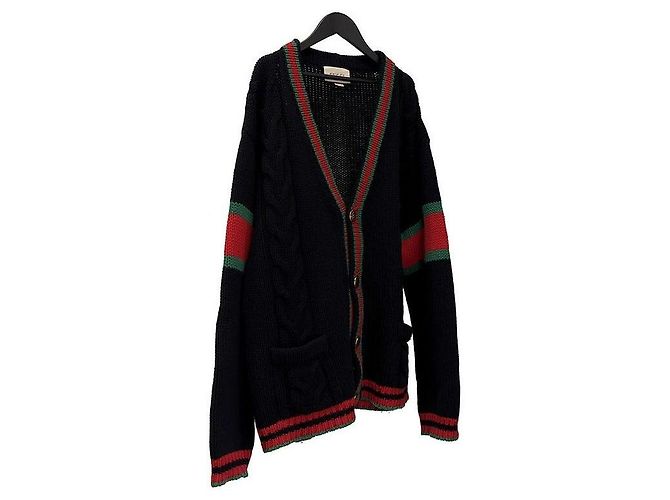 Gucci Oversized Kabelstrick-Cardigan - Ansicht 3