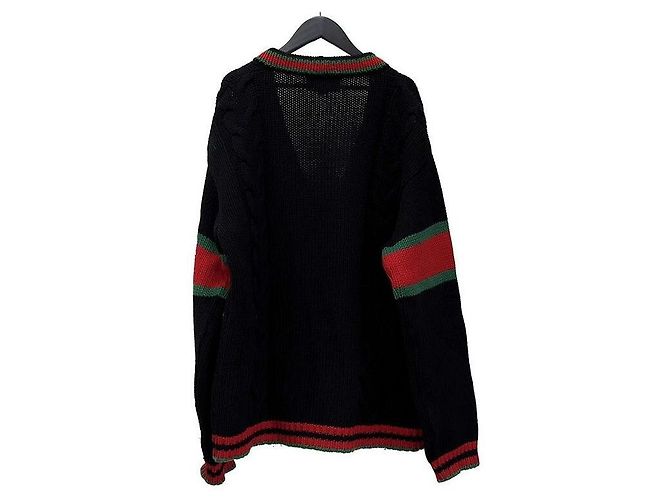 Gucci Oversized Kabelstrick-Cardigan - Ansicht 4