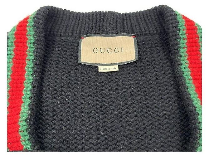 Gucci Oversized Kabelstrick-Cardigan - Ansicht 5
