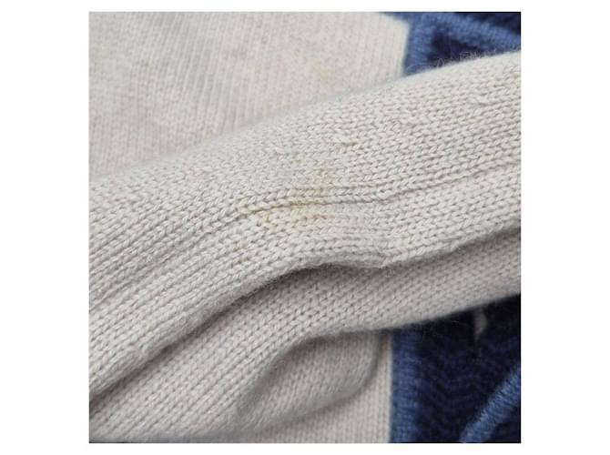 Chanel Kaschmir-Strickjacke Weiß - Ansicht 8