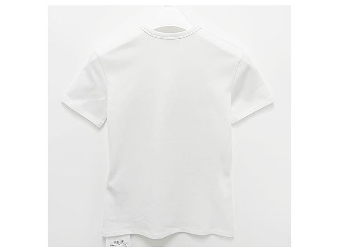 Céline Schwarzes T-Shirt mit Logo-Druck Weiß - Ansicht 10