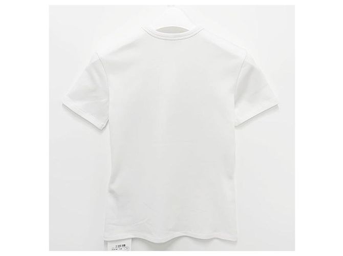 Céline Schwarzes T-Shirt mit Logo-Druck Weiß - Ansicht 2
