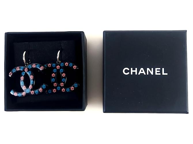 Chanel Orecchini con stampa CC Multicolore - vista 5