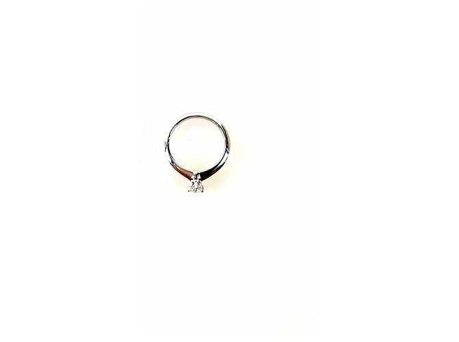 Tiffany & Co Bague en Platine avec Diamants Multicolore - vue 4