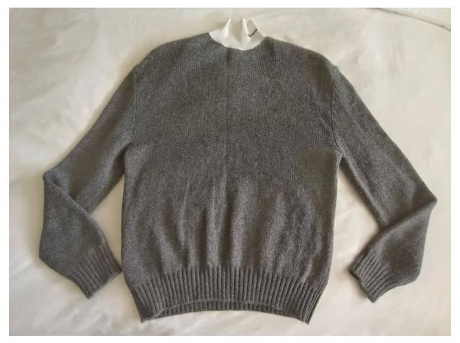 Pull en laine et cachemire gris Prada Automne 2022 IT36 - vue 8