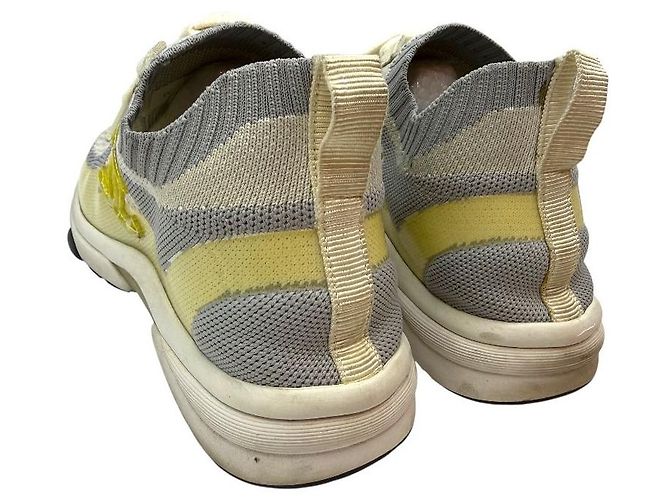 Chanel Sneakers in maglia per donne Bianco - vista 5