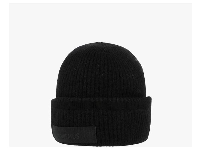 Jacquemus Le Bon Grain Gros Grain Logo Mütze Schwarz - Ansicht 5