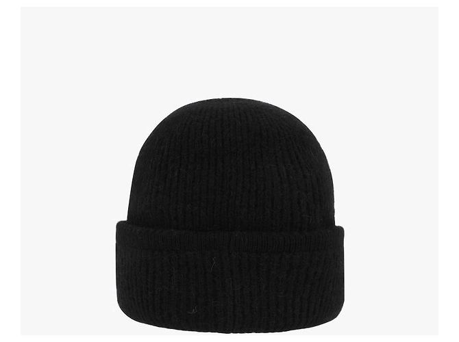 Jacquemus Le Bon Grain Gros Grain Logo Mütze Schwarz - Ansicht 7