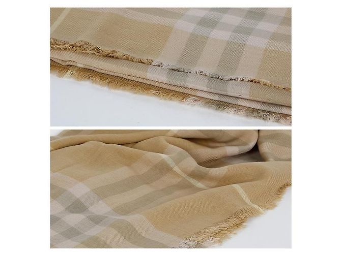 Burberry Sciarpa in lana Check - vista 6