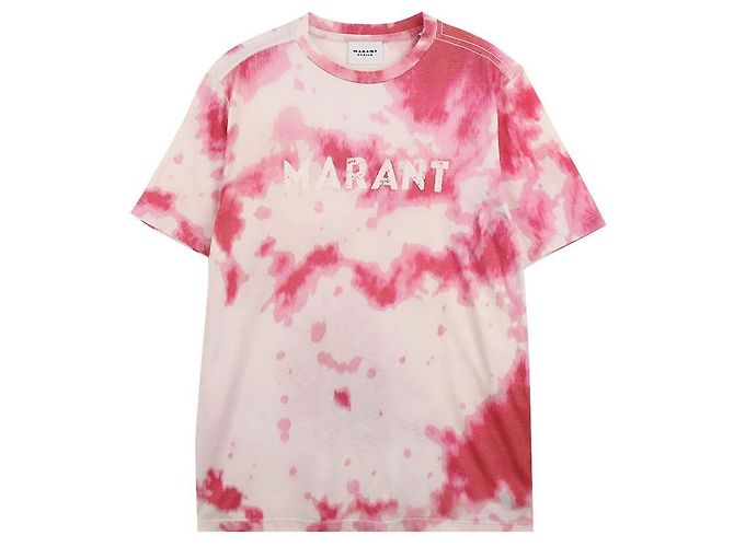 Isabel Marant Camiseta de algodón con logo - vista 3
