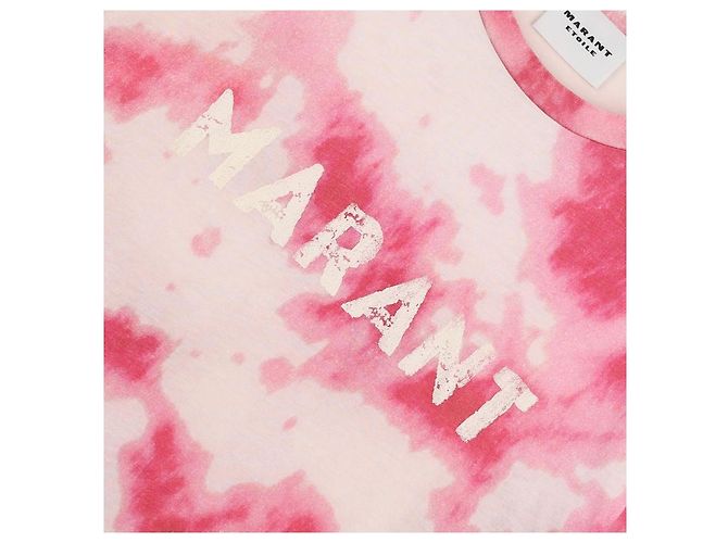Isabel Marant Camiseta de algodón con logo - vista 8