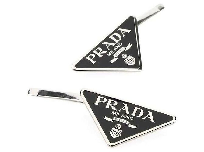 Prada Presilha de cabelo de metal - vista 5