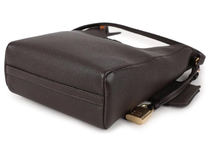 Miu Miu Leder-Beuteltasche Braun - Ansicht 6