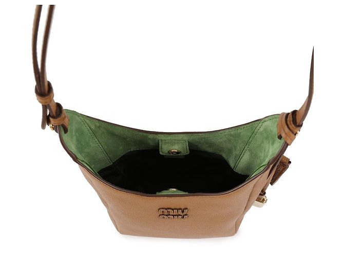Miu Miu Leder-Beuteltasche - Ansicht 7