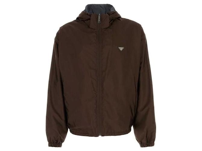 Prada Wendbare Nylonjacke Schwarz - Ansicht 4
