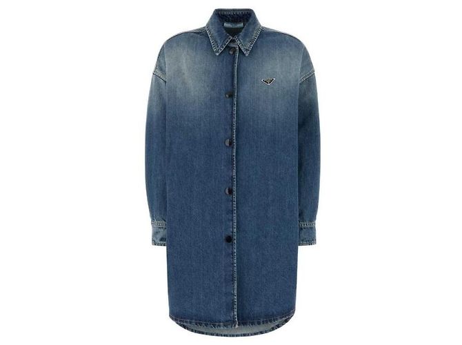 Prada Camisa de denim Azul - vista 4