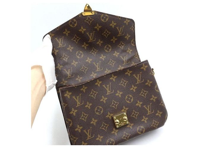Louis Vuitton Borsa Tote Pochette Métis e Borsa a Tracolla Monogram Nero - vista 6
