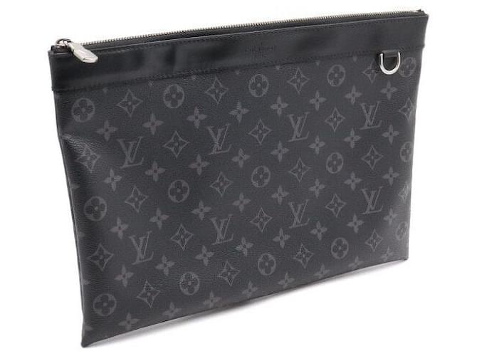 Louis Vuitton Monogram Eclipse Clutch Tasche Schwarz - Ansicht 3