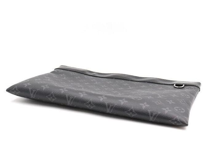 Louis Vuitton Monogram Eclipse Clutch Tasche Schwarz - Ansicht 6