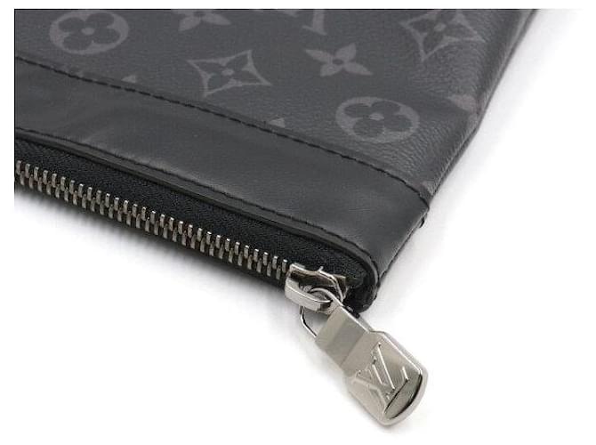 Louis Vuitton Monogram Eclipse Clutch Tasche Schwarz - Ansicht 7