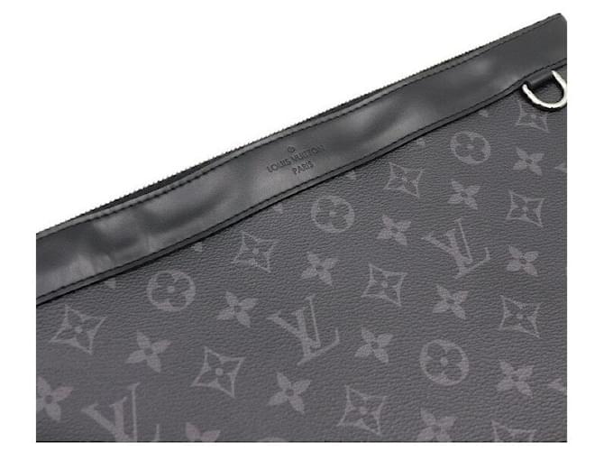 Louis Vuitton Monogram Eclipse Clutch Tasche Schwarz - Ansicht 8