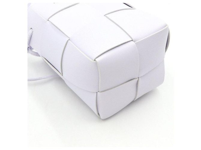 Bottega Veneta Borsa a tracolla mini bucket cassette lavanda Porpora - vista 8
