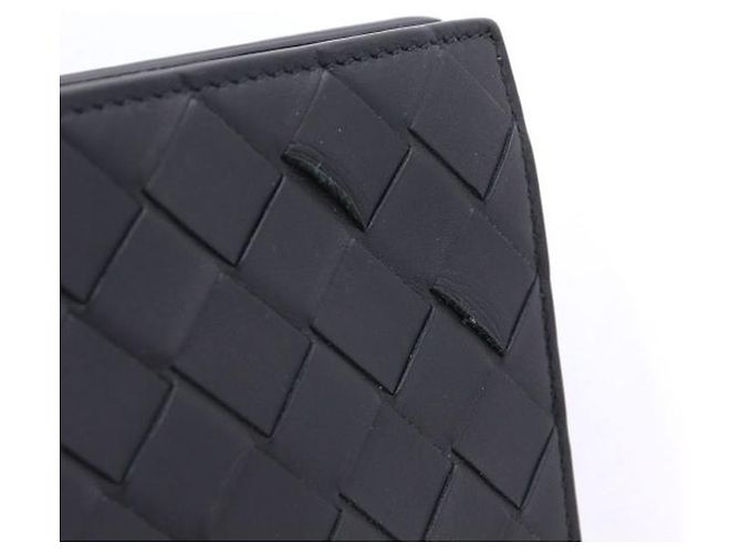 Bottega Veneta Piccola pochette documenti Intrecciato nera - vista 4