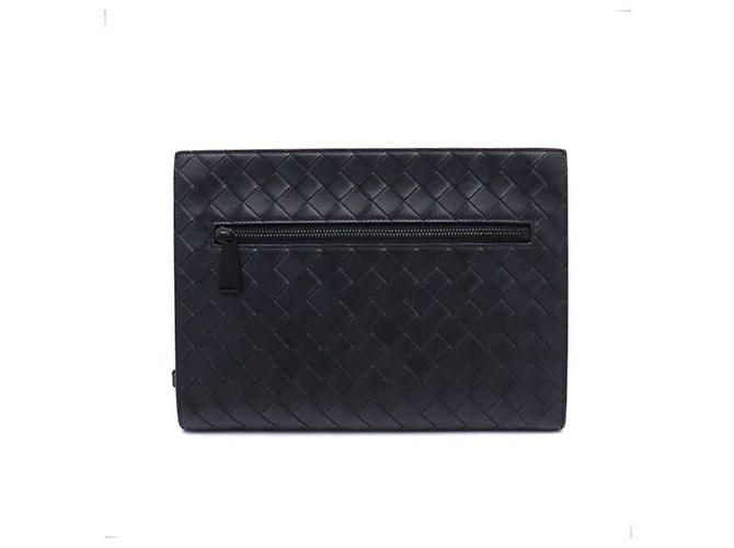 Bottega Veneta Piccola pochette documenti Intrecciato nera - vista 6