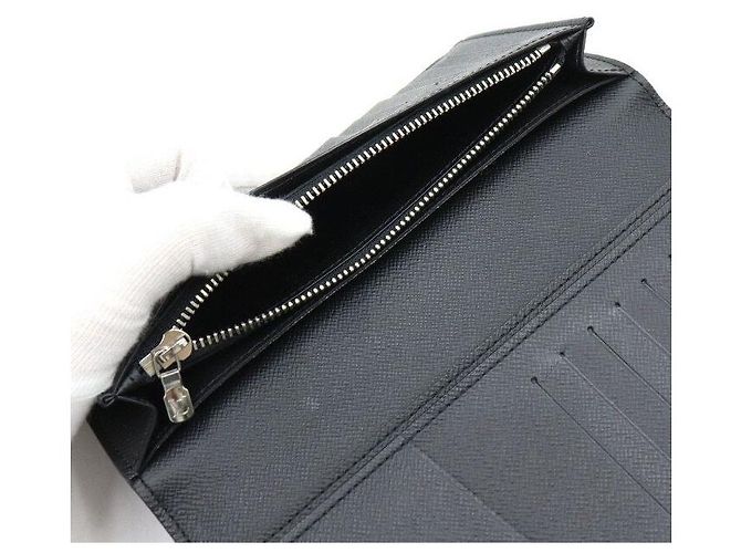 Louis Vuitton Portafoglio Brazza Damier Graphite per Uomini Marrone - vista 5