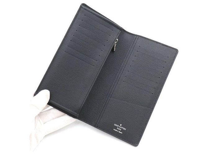 Louis Vuitton Damier Graphite Brazza Wallet Men Long Wallet Brown - view 3