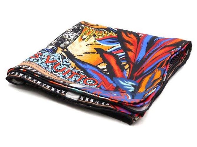 Louis Vuitton Bufanda cuadrada ON THE GO cm Azul - vista 2