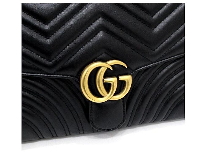 Gucci Clutch estruturado suave Marmont - vista 8
