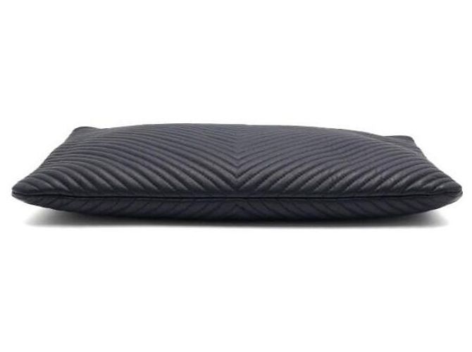 Chanel Grande Clutch in Blu Navy Scuro - vista 6