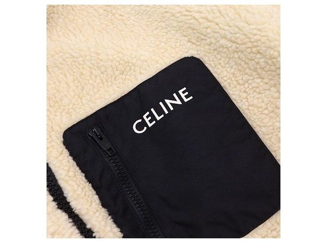 Céline Giacca in pile oversize da uomo in beige Marrone - vista 7