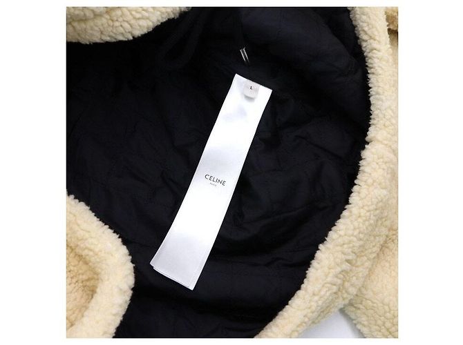 Céline Giacca in pile oversize da uomo in beige Marrone - vista 8
