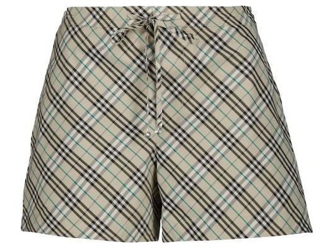 Burberry Pantalones cortos de pijama de algodón a cuadros Multicolor - vista 3