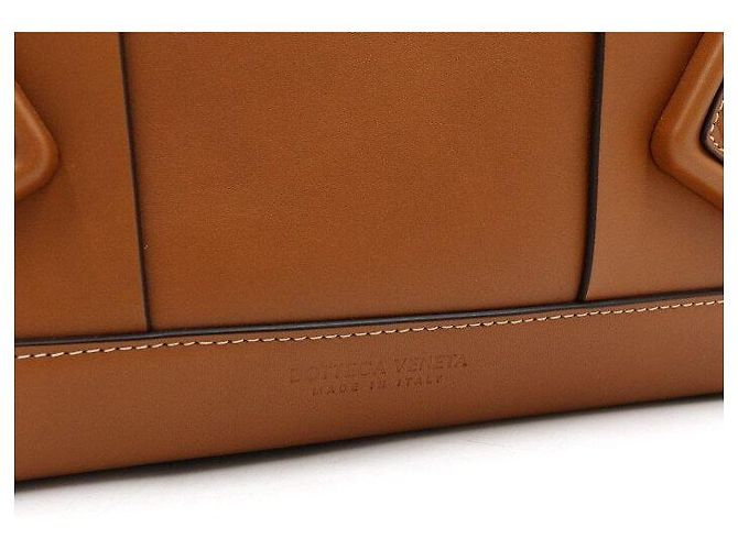 Bottega Veneta Borsa a mano e borsa a spalla Arco media in pelle marrone - vista 9