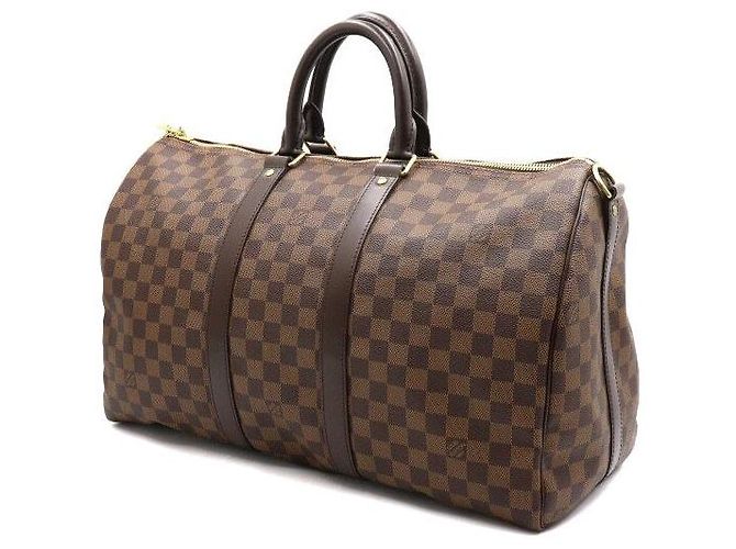 Louis Vuitton Borsa da viaggio Keepall Bandoulière Damier Ebene Multicolore - vista 2